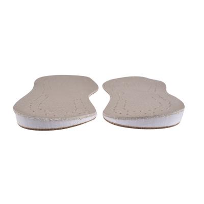 China Orthopedic Insoles for Kick Knee Pain Leather O/X Orthopedic Leg Insoles for Foot Alignment Kick Knee Pain for sale