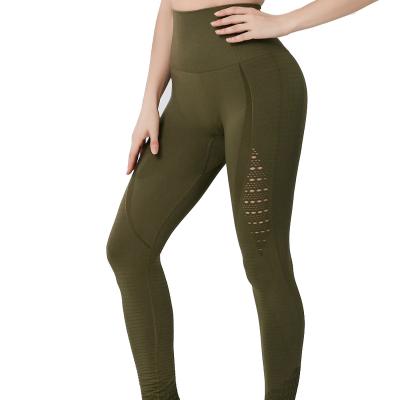 China New Arrival OEM Solid Color High Quality Running Tights Breathable Sport Wear Custom Gaiters Yoga Pants for sale