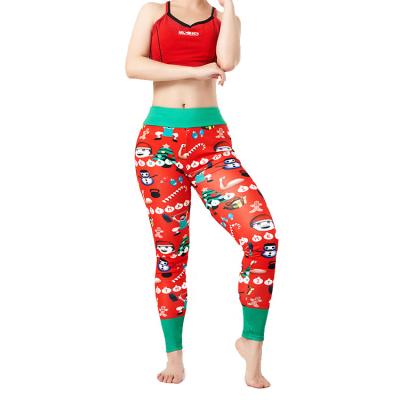 China Antibacterial logo printed dissimilarity women fitness yoga wear sexy sports leggings for women for sale