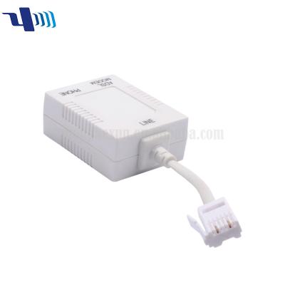 China Telecom contact micro filter for ADSL and telephone line for UK market for sale