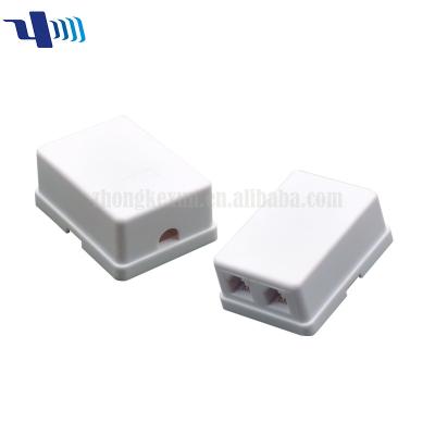 China RJ12 6P4C Indoor Outdoor Mount Outlet Box for sale