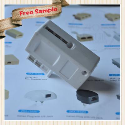 China ABS 8 Pin France Phone Adapter Plug To Jack 989718 for sale