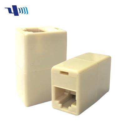 China Network Cable Extension Telephone Female To Female RJ11 8P8C Modular Inline Coupler for sale