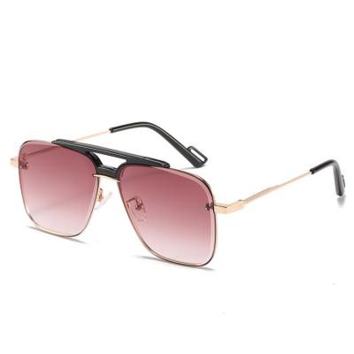 China Anti Promotional Sale Men's Sunglasses Square Frame Sunglasses UV400 Resistant Sunglasses for sale