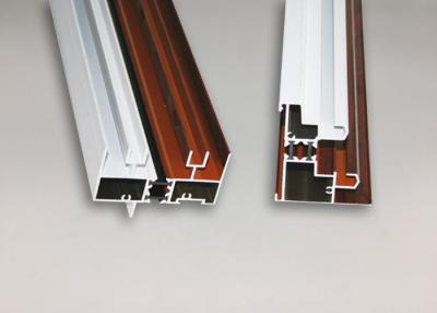 China Wood Finish Structural Aluminium Extrusions Windows Profile Anti Corrosion for sale