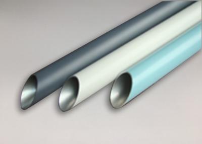 China High Intensity Aluminium Tube Profiles Bright Silver Anodized Weather Resistance for sale