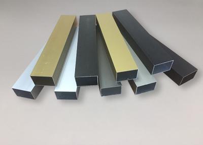 China Square Shaped Extruded Aluminium Tube Profiles With GB/T 5237 Standard for sale