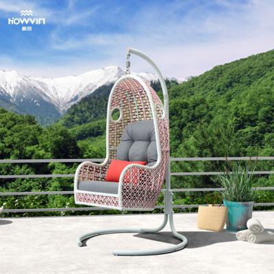 Chine Garden Relaxing Swing Hanging Chair Aluminum Frame + Braided Rope Outdoor Furniture à vendre