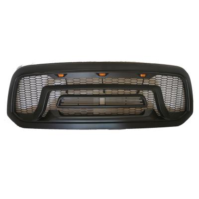 China Plastic Rebel Grill For 13-18 Dodge Ram 1500 Replacement Matt Black Upper Rebel Style Face for sale