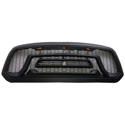 China RAM Plastic 1500 Grill For Dodge 2013-2018 ABS Replacement Front Net Grill With LED Lights for sale