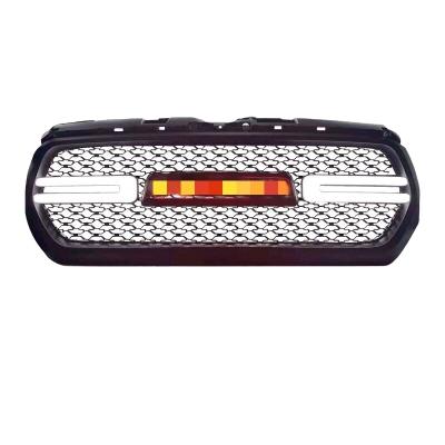 China Plastic RAM 1500 Geared Grill For 2019 Dodge Front Grille With LED Lights for sale