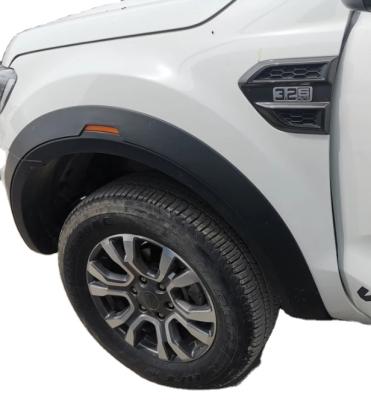 China Plastic Fender Flares For Ford Ranger Wildtrak T7 T8 Wheel Arch With Lights for sale