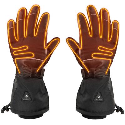 Chine Gants passionnés imperméables électriques de ski d'hiver passionné rechargeable de mitaines de femmes avec 3 niveaux de température à vendre