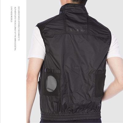 China Sommer-abkühlende Weste mit der 2 Ventilator-Luftkühlung Gilet 5V USB mit Ventilatoren zu verkaufen