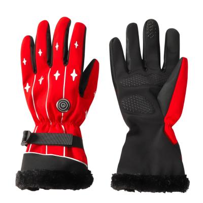 China der Lycra-Gewebe Akku Heiz-Ski Mittens Heated Ski Gloves Frauen 3.7V für Winter-Sport im Freien zu verkaufen