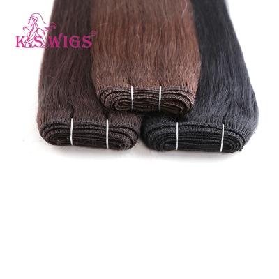 China 100% Human Hair Extensions K.SWIGS 24inch Double Weft Straight Hair Weft 100% Weft Extensions for sale