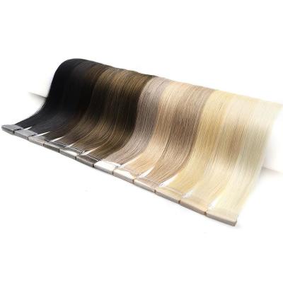 China K.SWIGS Virgin Hair Cuticle Aligned Cuticle Aligned PU Skin Weft Tape In Remy Human Hair Extensions for sale