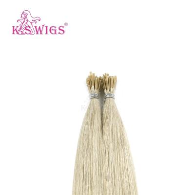 China Silky Straight Wave K.S WIGS Wholesale 20 Inch Straight Hair I Tip I-Tip Extens Ombre Hair Double Drawn Hair Ready To Ship for sale