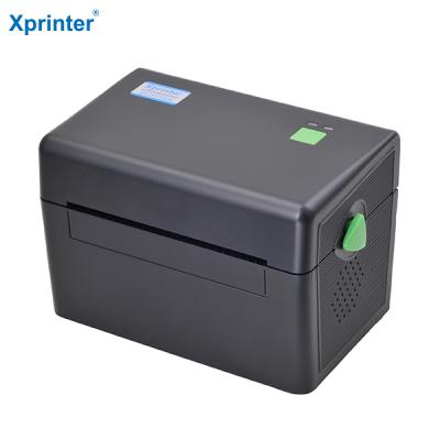 China Hot sale black and white 4 inch cheap barcode printer XP-DT108B desktop direct thermal printer machine mini for logistics for sale