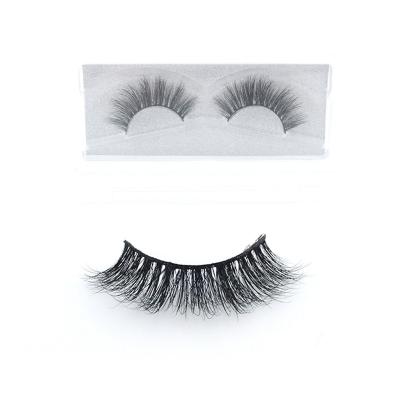 China Wholesale 25mm Mink Fur Eye Real Natural Soft Mink Eyelashes 1 Pairs 3D False Eyelash Extension False Eyelashes for sale