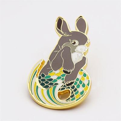 China Europe Badge Cartoon Wholesale Metal Donkey Cute Soft Enamel Pin Custom Soft Enamel Lapel Pin for sale