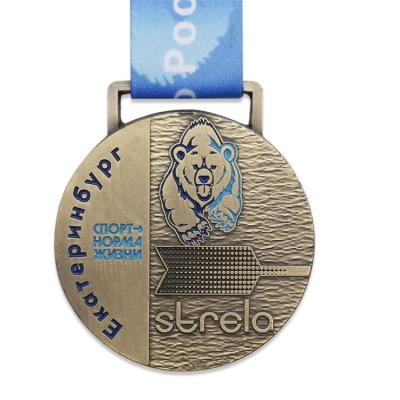 China High Quality Custom Made 3D Metal Marathon Sports Medal from Diqutese Manufacturer for sale