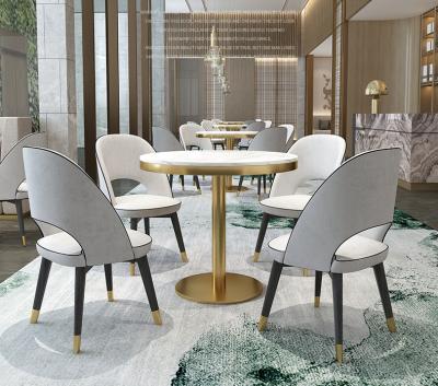 China 2021 Marble Top Coffee Table (Adjustable Hot Sale Others Metal) Round White Coffee Table Side Table Sets for sale