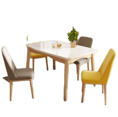 China (Other)Adjustable Nordic Restaurant Velvet Dining Chair Modern Minimalist Dining Room Dining Chair Wooden Home Furniture 45*45*93cm for sale