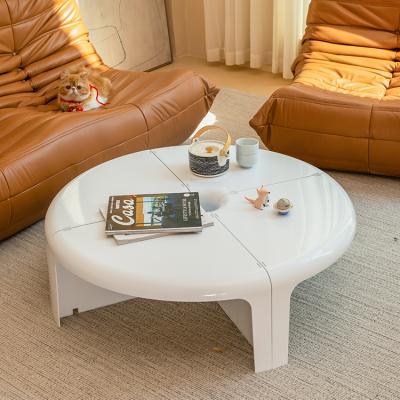 China Other Small Round Scandinavian Plastic Material Table Creative Geometrically Spliced ​​Family Coffee Table for sale