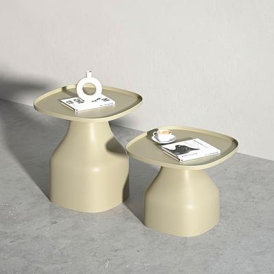 China New fashion simple small single lightweight plastic tea table suitable for one or two person use for sale