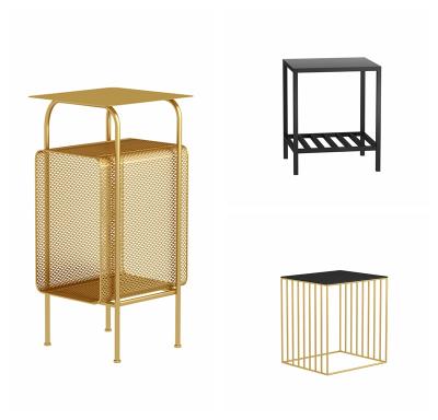 China Modren Metal Tray Iron Wire Side Table for sale