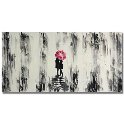 China Modern Original Wall Art Scenery Painting People With Love Painting Interior Wall Art for sale