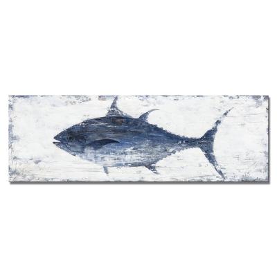 China Modern Hand Painted Sea Styles Animal Canvas Wall Art Oil Painting Pictures For Decoration for sale