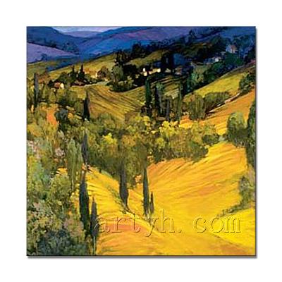 China Modern Creative Van Gogh Style Painting Landscape Oil Painting for sale