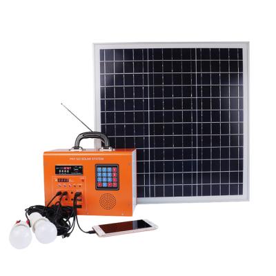 China Home Pay As You Go Portable Energy Storage Lighting Solar System Has Function Of Rechargeable And MP3 for sale