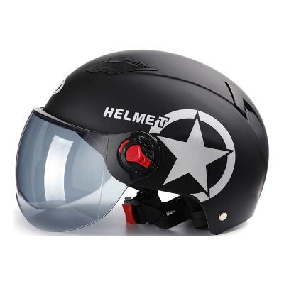 China Lightweight Fashion Helmet Motorcycle Protection BYB/X-222 Safety Bicycle Helmet Head Half Half Helmet Personality Head Cost Effective for sale