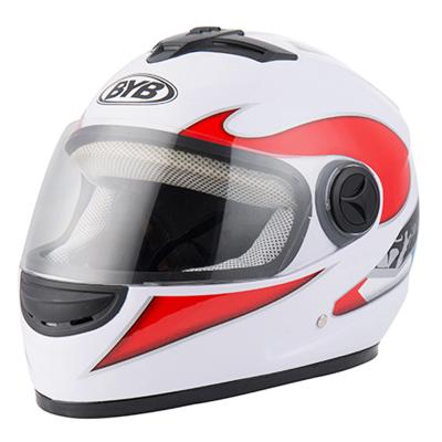 China BYB/111 Whosale Full Face Low Noise Cool Full Face Motorcycle Helmets Season For Motorcycle Racing Driving Helmet With Removable Collar for sale