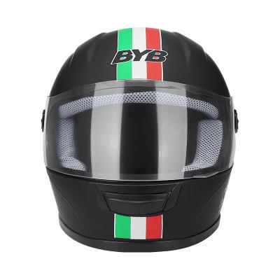 China Major Manufacturers Casco Para Motos Safety Protection BYB/858 Logo Customizable Full Face Motocross Helmet for sale