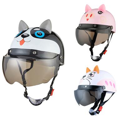 China Safety BYB/X-810 Head Protection Customized Kids Helmet ABS Material Cute Cartoon Mountain Helmet Motorcycle Child Helmet for sale