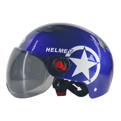 China Outdoor Activity BYB/X-222 Harley Motorcycle Half Face Helmet Blue ABS To Mount Multicolor Helmets for sale