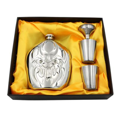 China Novelty Highest Food Grade 304 Stainless Steel Whiskey Flask Hip Flask For Gift for sale