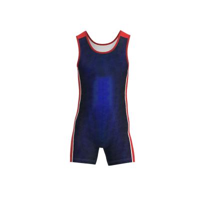 China 88%polyester 12% spandex factory sale various popular breathable custom wrestling singlet for sale