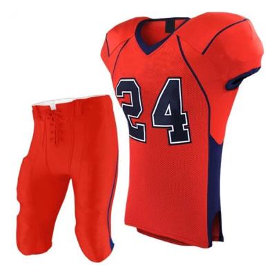 China Breathable Vintage American Football Jersey Uniforms Durable Custom Set Breathable Unisex for sale