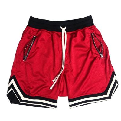 China Factory Popular Unisex Antibacterial Sale Various Logo Mesh Design Basketball Team Shorts for sale