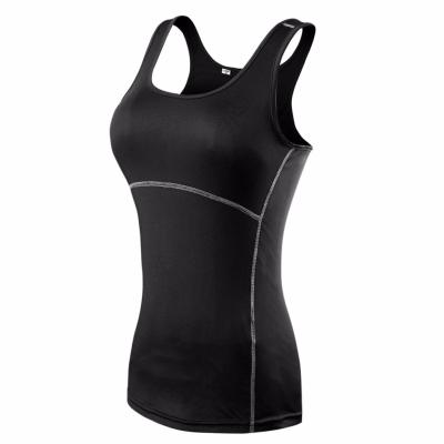 China Breathable China Factory Wholesale Yoga Workout Gym Sports Singlet Yoga Vest Tops Custom Fitness Girls Seamless Yoga Singlet for sale