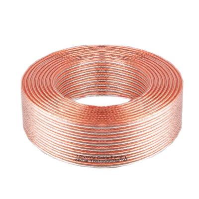 China Speaker Tinned Copper Wire 6AWG Speaker Wire 0.75mm 1.5mm 2.5mm HIFI Speaker Cable for sale