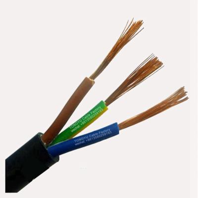 China Construction 3 core RVV power cable 3x0.75mm rvv power cable for sale