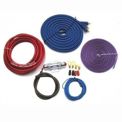 China Car Amplifier Install Wiring Kit Car Amplifier Wiring Kit 6GA Wiring Kits 8GA 6GA 4GA Other Car Audio Accessories for sale