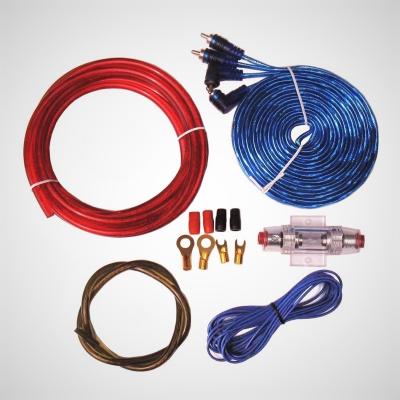 China Car Audio System Car Amp 8GA/AWG Audio Amplifier Install Wiring Kit for sale