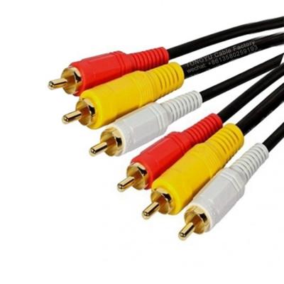 China Speaker 3R-3R Audio Cable 5m 3RCA -3RCA 1.5m 3m for sale